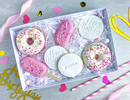 Cakesicle Donut Birthday Treat Box